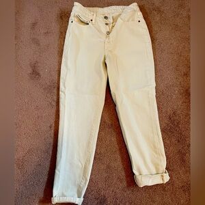 Old Navy OG Straight cream color jeans